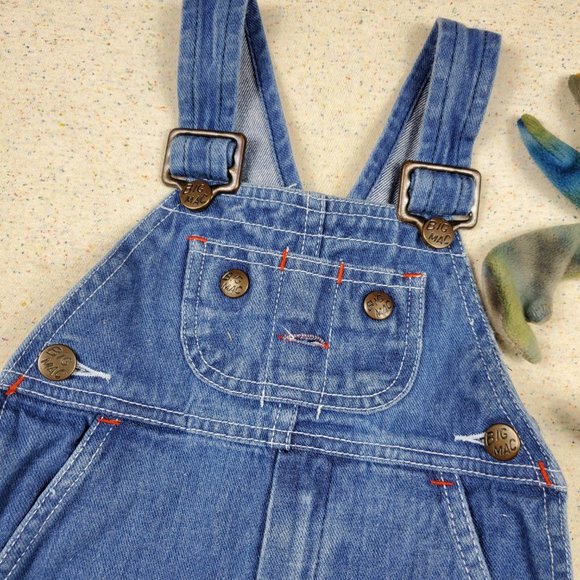 Vintage Toddletime Big Mac Denim Overalls 12-18 months - Picture 3 of 8